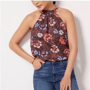 Cleobella Halter Top Floral Ryla Bow Tie EUC Size M